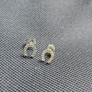 Sparkly Horse Shoe Earrings
